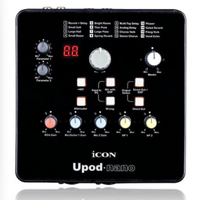 Interfaz de audio 2 in 2 out con DSP – UPODNANO – Icon Pro Audio