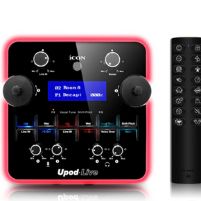 Interfaz de audio 2 in 2 out con DSP (OPEN BOX)- UPOD LIVE – Icon Pro Audio