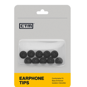 3 pares de silicona para in ear L – Flexi tips Silicone L – CTM