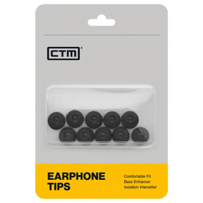 3 pares de silicona para in ear M – Flexi tips Silicone M – CTM