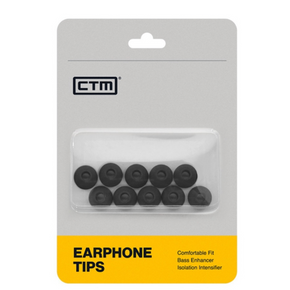 3 pares de espuma para in ear M – Flexi tips Foam M – CTM