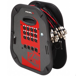 Multipar con Carrete PROEL 12 Input, 4 Output – EZBOX1204 – Proel