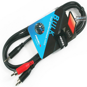 Cable MiniPlug 3,5 jack Stereo RCAx2 – BULK540LU18 – Proel