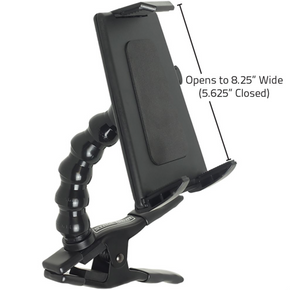 Soporte de tablet flexible con pinza – TAB-8-CB – Stage Ninja