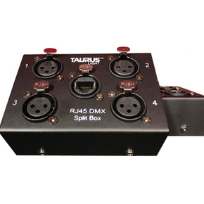 Spliter de red para cuatro canales Macho – RJ45 DMX – Taurus