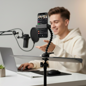 Mini soporte flexible para celular con pinza – FON-9-CB – Stage Ninja