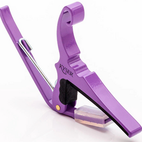 Cejillo Cambio-Rapido para guitarras acusticas de 6 cuerdas, Lavanda – KG6L – Kyser
