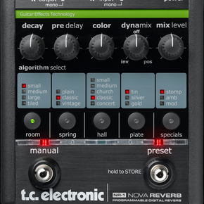 Pedal Guitarra – Nova Reverb – TC Electronic