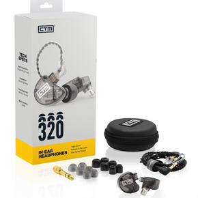 CTM – CE320 – Audifonos in ear 3 driver SMOKE