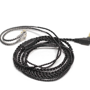 Cable estandar para in ear CTM 50″ Negro – IEM CABLE BLACK 50 – CTM