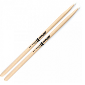 BAQUETAS PARA BATERÍA CLASSIC HICKORY NYLON PUNTA 5 A