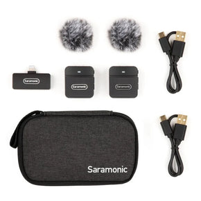 MICROFONO INALAMBRICO DUAL LIGHTNING - BLINK 100 B4 - SARAMONIC