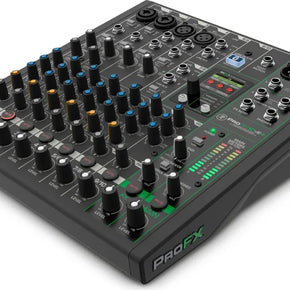 Mixer Analógico 10 Canales- Usb C/Fx+Bt+Loopback Profx10V3+ Mackie